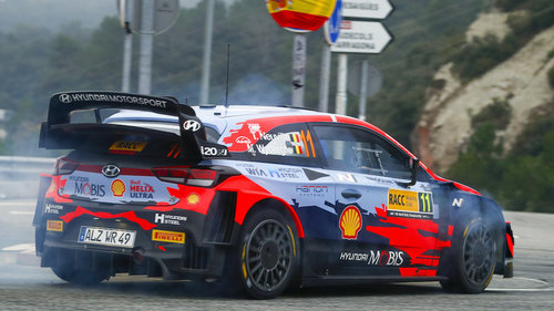WRC Rallye Spanien: Endergebnis Thierry Neuville im Hyundai i20 WRC bei der Rallye Spanien 2021