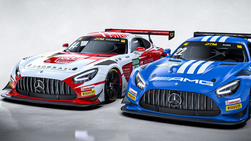 Mercedes-AMG präsentiert Designs Tom Kalender und Lucas Auer fahren 2026 in neuen Farben