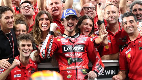MotoGP-Finale Valencia Francesco Bagnaia hat seinen WM-Titel mit einem Sieg erfolgreich verteidigt