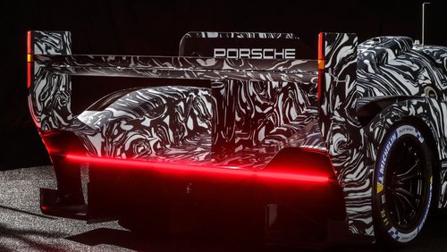 Porsche zeigt Bilder vom neuen LMDh-Boliden So sieht das Heck des Porsche-LMDh-Boliden aus