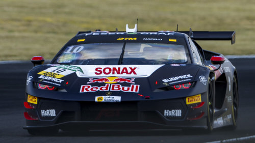 DTM-Rennen Lausitzring 1 Marco Mapelli (Abt-Lamborghini) gewinnt das erste DTM-Rennen am Lausitzring
