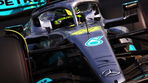 Lewis Hamilton erstmals ohne Sieg Lewis Hamilton im Mercedes W13 beim Formel-1-Rennen in Abu Dhabi 2022