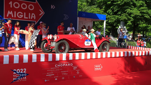 1929er Alfa Romeo 6C gewinnt die Mille Miglia 2022 
