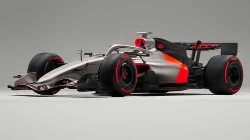 Audi zeigt Formel-1-Design Mit diesen Farben wird Audi ab der Saison 2026 in der Formel 1 an den Start gehen