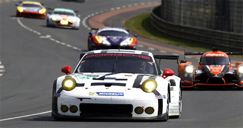 WEC: 24 Stunden von Le Mans Richard Lietz, Porsche 911 RSR, Manthey Racing, Le Mans 2015