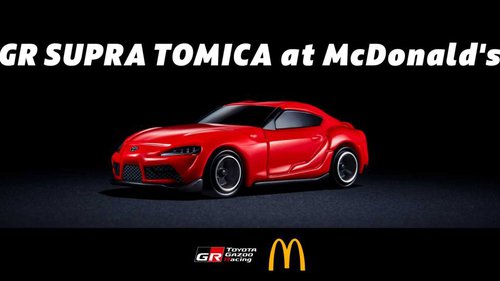 Happy Meal mit Toyota Supra in Japan 