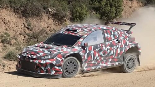 Neue Bilder aus Spanien Toyota hat erneut den WRC-Prototyp für 2027 getestet