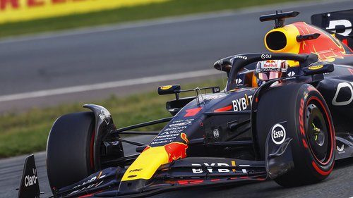 "Wir gingen nicht von so viel Regen aus" Max Verstappen im Red Bull RB19 beim Formel-1-Rennen in Zandvoort 2023