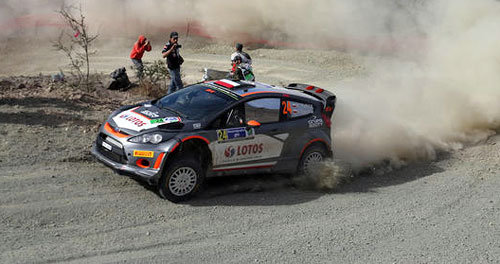 WRC: Portugal-Rallye Robert Kubica, Maciej Szczepaniak, Ford Fiesta WRC, Mexiko-Rallye 2015