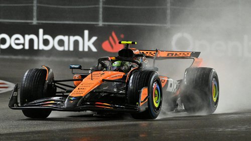 Formel 1 Las Vegas: Qualifying Lando Norris trotzt dem Regen im Formel-1-Qualifying in Las Vegas 2025