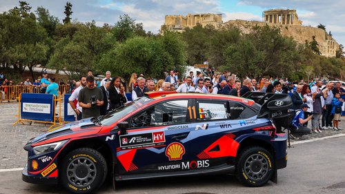 WRC Griechenland: Bericht Freitag Thierry Neuville führt bei der Akropolis-Rallye derzeit vor Sébastien Ogier