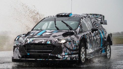 M-Sport: Entscheidung über nächstes WRC-Modell noch offen Noch sieht der neue M-Sport-Ford nach einem Fiesta aus