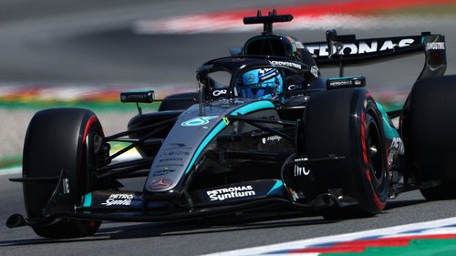 GP von Katalonien: Qualifying George Russell im Mercedes W17 im Qualifying in Barcelona 2026