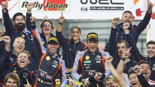 Hyundai: erfolgreichste WRC-Saison Thierry Neuville und Huyndai sind die letzten Sieger der WRC-Saison 2022