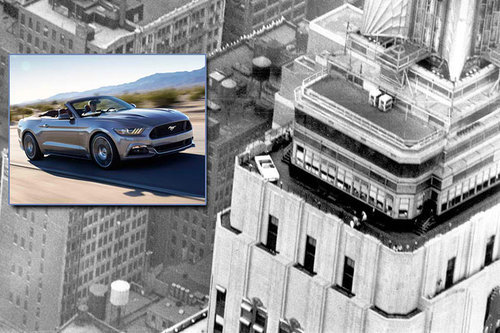 Ford Mustang feiert 50. Geburtstag am Empire State Building 