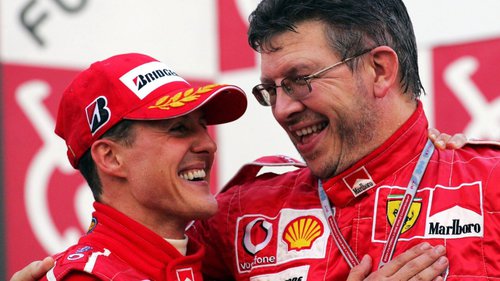 Schumacher: Achter Titel? Michael Schumacher und Ross Brawn feierten zusammen große Erfolge
