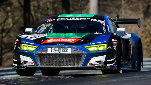 24h Nürburgring 2022: Warum Land-Motorsport nicht teilnimmt Audi R8 von Land-Motorsport beim Saisonauftakt der NLS