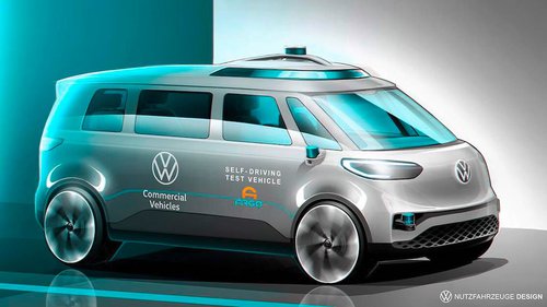 VW testet autonom fahrende ID. Buzz-Prototypen 