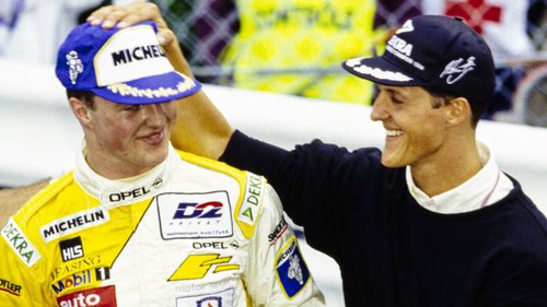 Ralf über Michael Schumacher Ralf und Michael Schumacher haben es gemeinsam in die Formel 1 geschafft