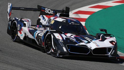 Valentino Rossi vor LMDh-Test mit BMW BMW M Hybrid V8 bei LMDh-Testfahrten 2022 in Barcelona
