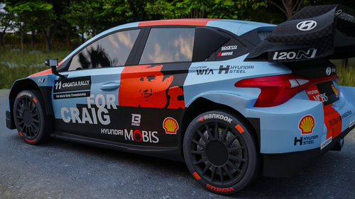 In Erinnerung an Craig Breen Hyundai-Sonderdesign in Erinnerung an Craig Breen