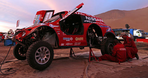 Dakar-Rallye 2016 Repos Auto Camion Uyuni Iquique Dakar 2015