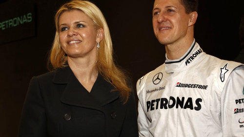 Michael Schumacher Corinna und Michael Schumacher bei einem Anlass vor dem Skiunfall im Jahr 2013