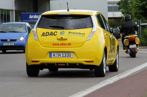 Nissan Leaf im ADAC-Dauertest 