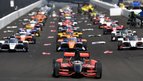 Die offizielle Meldeliste für das 105. Indy 500 Im Rennen selbst werden beim Indy 500 wie üblich 33 Autos antreten (Foto: 2020)