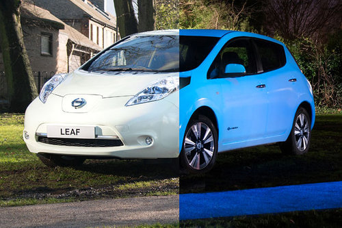 Nissan Leaf: selbstleuchtender Lack 