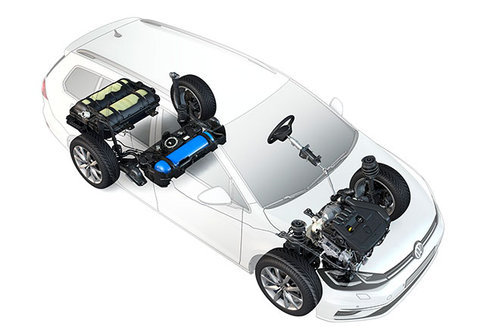 Mit Erdgas: VW Golf Variant TGI 