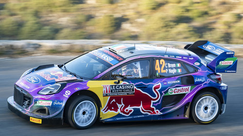 Erfolg auf ganze Linie für M-Sport in Monte Carlo Craig Breen im Ford Puma Rally1 bei der Rallye Monte-Carlo 2022