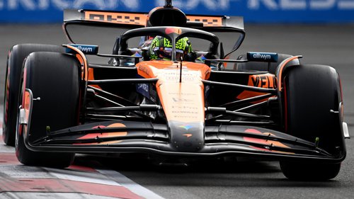 Formel-1-Training Baku Lando Norris fuhr sich die Radaufhängung an seinem McLaren kaputt