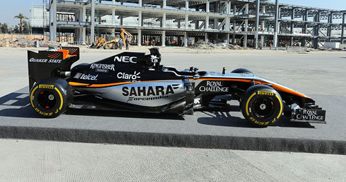 Formel-1-Test: Jerez Launch Force India VJM08, Mexiko-Stadt, 2015