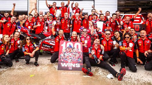 Tardozzi über Marquez' Ungarn-Coup Ducati durfte in Ungarn über den 100. Sieg des Werksteams jubeln