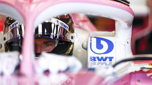 Hülkenberg feiert F1-Comeback im Rennanzug von Lance Stroll Nico Hülkenberg feiert in Silverstone sein F1-Comeback