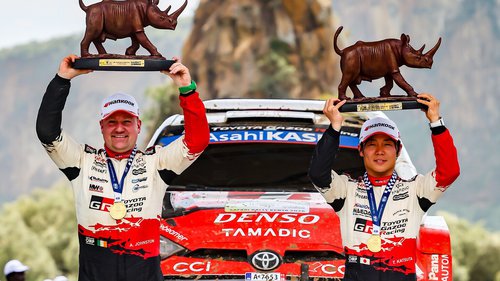 WRC-Premierensieger Katsuta Aaron Johnston und Takamoto Katsuta triumphierten bei der Safari-Rallye