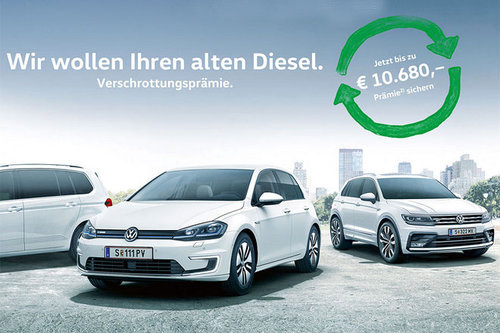 VW in Österreich: Diesel-Umtauschprämien 