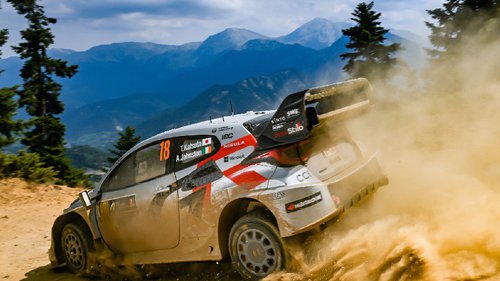 Akropolis-Rallye mit Innovationen WRC-Fahrzeug bei der Akropolis-Rallye 2025 (Symbolbild)