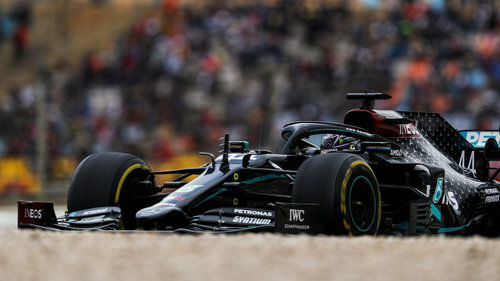 Formel 1 Portimao 2020 Lewis Hamilton hat seinen 92. Sieg in der Formel 1 gefeiert