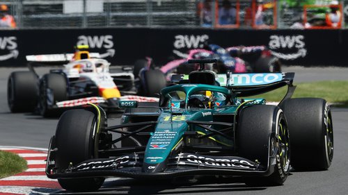 Aero-Handicap 2025 Aston Martin vor Racing Bulls und Alpine auf der Strecke in Montreal 2025