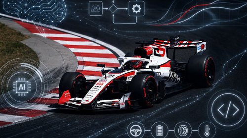 "Vieles zu kompliziert" Fotomontage: Ein Formel-1-Auto wird 2026 von vielen äußeren Faktoren wie Algorithmen und Software beeinflusst