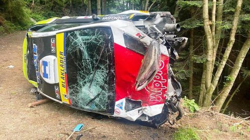 Rallye Weiz: Rossgatterer und sein Horror-Crash 