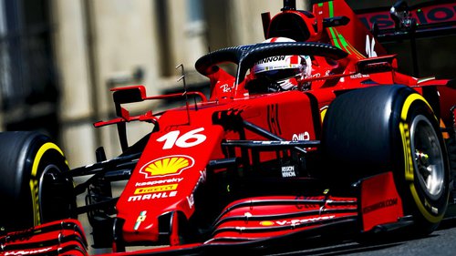 F1-Qualifying Baku 2021 Charles Leclerc hat sich überraschend die Poleposition in Baku gesichert