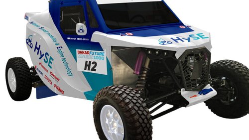 Dakar: Mission 1.000 Der HySe-X1 ist ein Wasserstoff-Fahrzeug der großen japanischen Marken