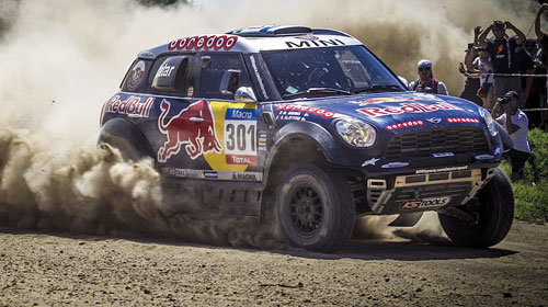 Dakar-Rallye 2015 Nasser Al-Attiyah, Mathieu Baumel, Mini All4 Racing, Dakar 2015