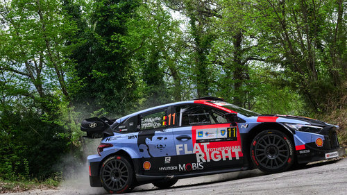 WRC Kroatien: Nach Tag 3 (SP16) Hyundai-Pilot Thierry Neuville hat bei der Kroatien-Rallye die Spitze übernommen