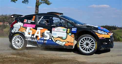 ARC: Kärnten-Rallye Hermann Neubauer, Bernhard Ettel, Ford Fiesta S2000, Rebenland-Rallye 2015