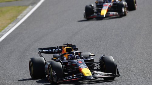 GP von Japan: Rennen Max Verstappen und Sergio Perez feiern in Suzuka einen Doppelsieg für Red Bull