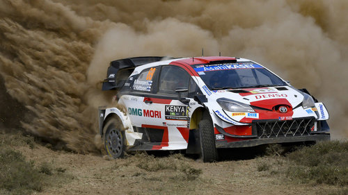 WRC-Kalender 2022 füllt sich stückerlweise Kalle Rovanperä im Toyota Yaris WRC bei der Safari-Rallye 2021